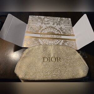Christian DIOR Beauty Holiday Makeup pouch bag Limited Edition - NEW IN BOX